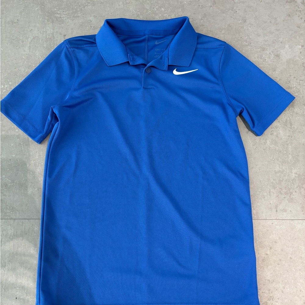 Nike Blue Dri-Fit Golf Polo